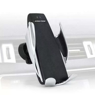 Infrared Sensor Smart Phone Car Fast Wireless Charger with Stand,Wireless Charger Car Mount Mobile Phone Holder